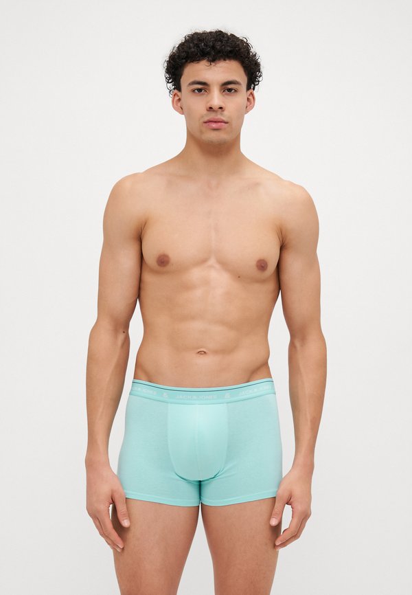 Jack & Jones JACRON SOLID TRUNKS 5 PACK - Trunks - lapis blue/asphalt/sky captain/aruba blue/magical forest