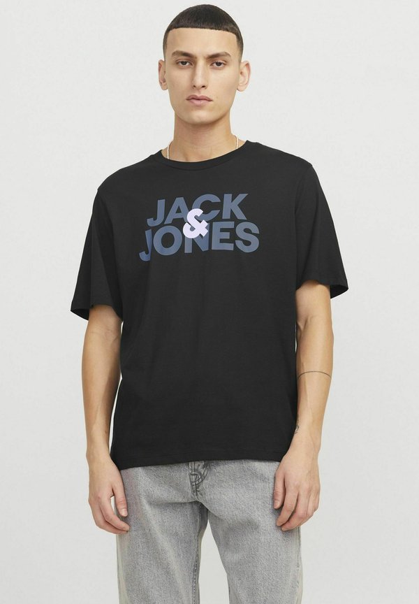 Jack & Jones Logo - Print T-shirt - black