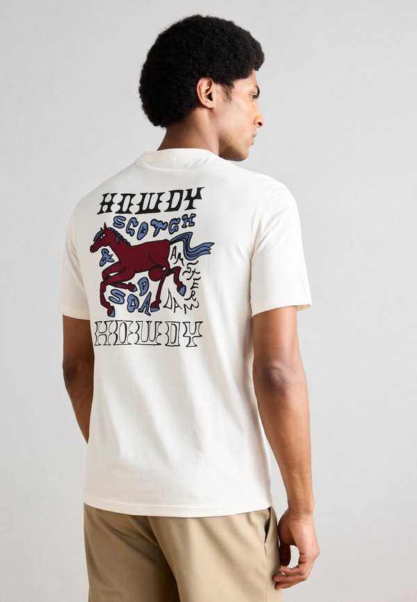 Scotch & Soda FRONT AND BACK ARTWORK REGULAR FIT
