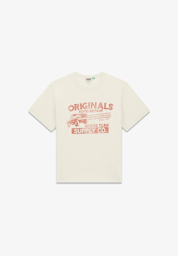 Guess Print T-shirt - creme