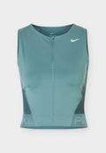 Nike Performance TANK - Top - mineral slate/faded spruce/white