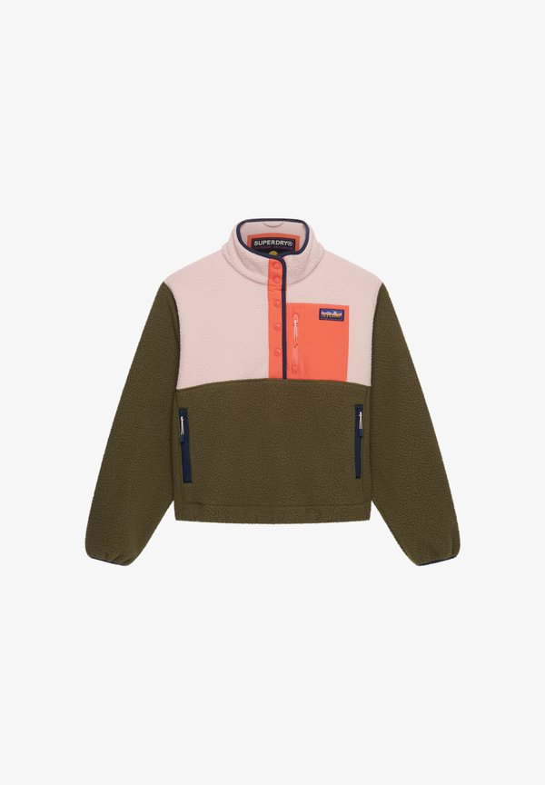 Superdry & Co Fleece jumper - shooting olive
