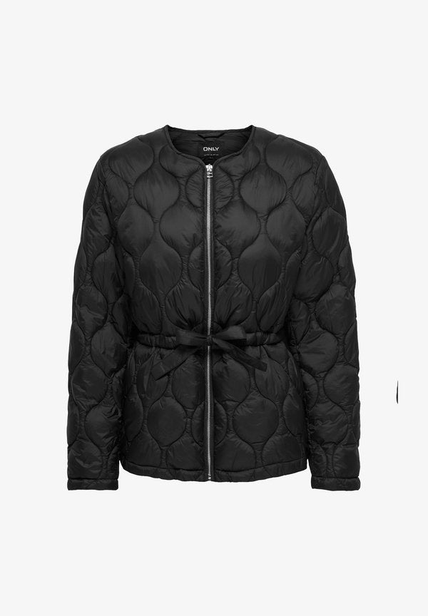 ONLY Quilted ONLAMARA Quilted - Winter jacket - black