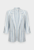 ONLY ONLGOA Linen - Blazer - coronet blue/bright white