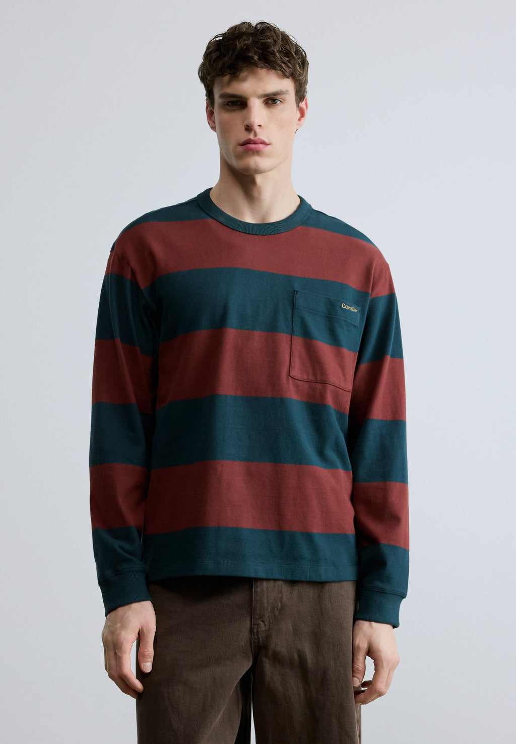 Calvin Klein Jeans STRIPE POCKET TEE