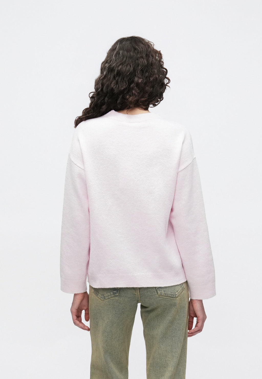 VILA VILIGA L/S O-NECK KNIT TOP - NOOS