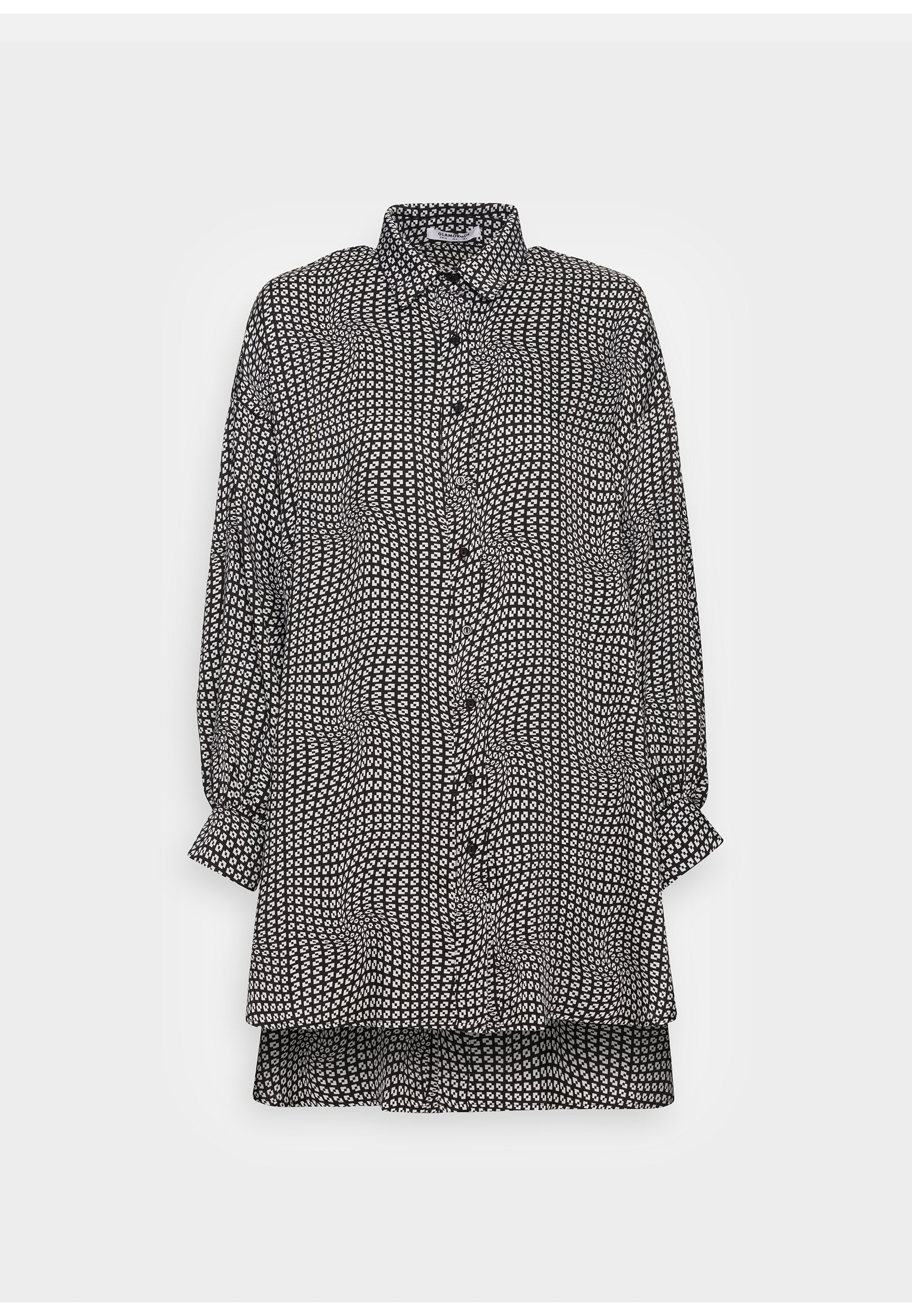 Glamorous RELAXED SHIRT DRESS WITH LONG SLEEVES