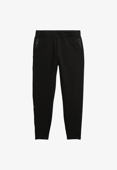 Superdry & Co TECH LOGO TAPERED - Tracksuit bottoms - black