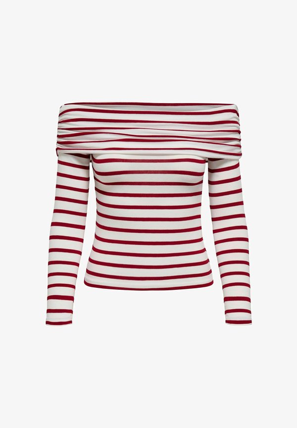 ONLY ONLGLAMOUR - Long sleeved top - cloud dancer