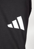 adidas Sportswear ESSENTIALS LOSE FIT HOODIE - Hoodie - black   white