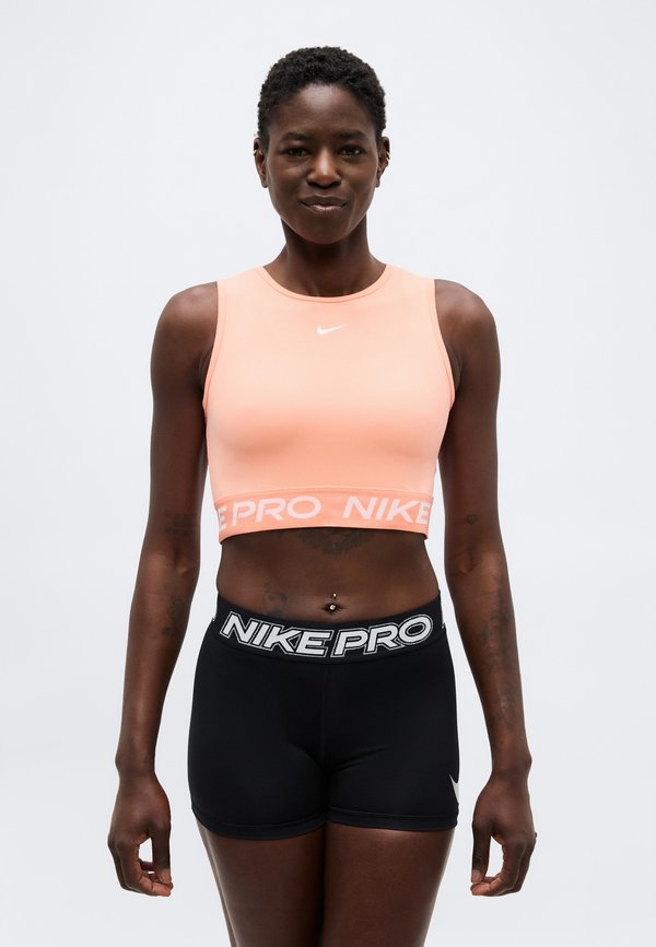 Nike Performance 365 CROP TANK - Top - crimson bliss/white