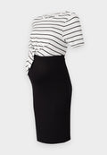 ONLY MATERNITY OLMOLINE KNOT O NECK NURSING DRESS