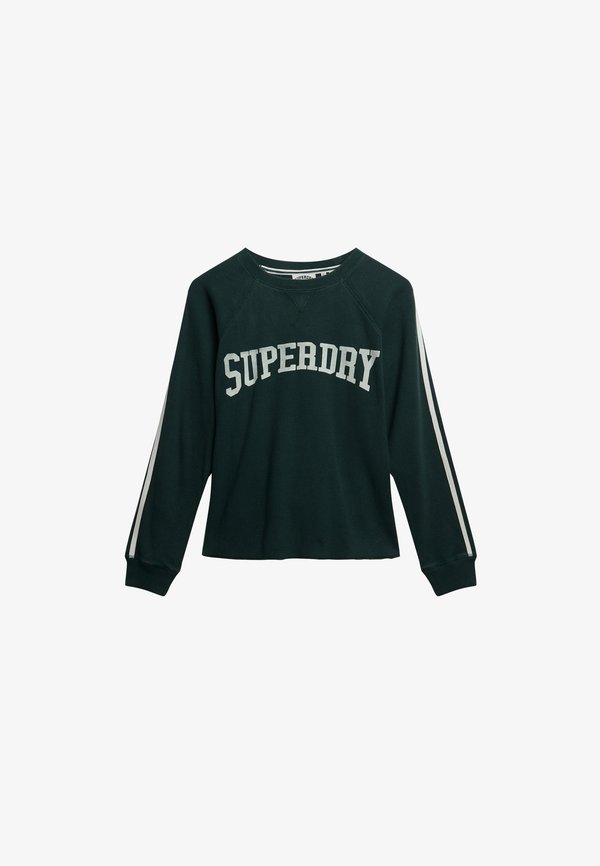 Superdry & Co ATHLETIC ESSENTIALS GRAPHIC  - Long sleeved top - enamel green