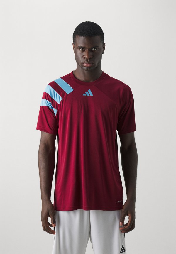 adidas Performance FORTORE 23 JERSEY - Sports T-shirt - team coll burgundy 2/team light blue