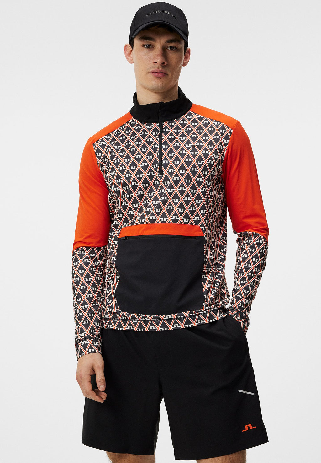J.LINDEBERG Sports MATIAS PRINT MID LAYER