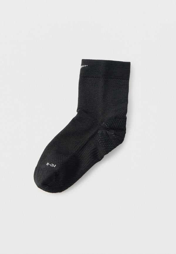 Nike Performance RUN UNISEX - Sports socks - black/pure platinum/smoke grey