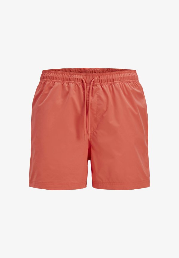 Jack & Jones JACK & JONES MEN'S SWIM SHORT JPSTMAUI LOGO TAPE - Swimming shorts - hot coral
