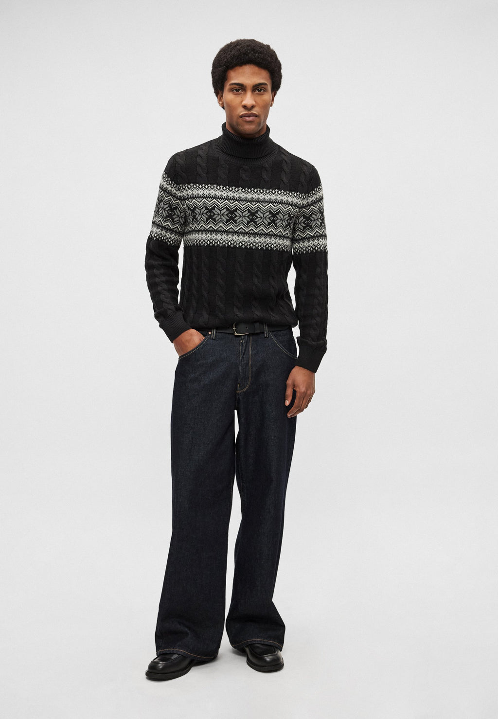 CABLE ROLL NECK  Media 6