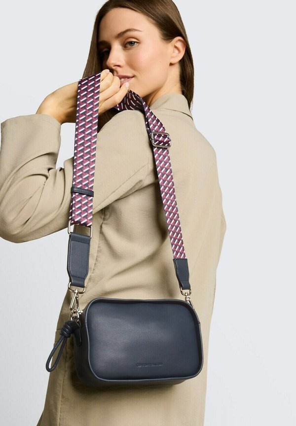 TOM TAILOR TATIANA CAMERA BAG - Cross body bag - mixed maritim