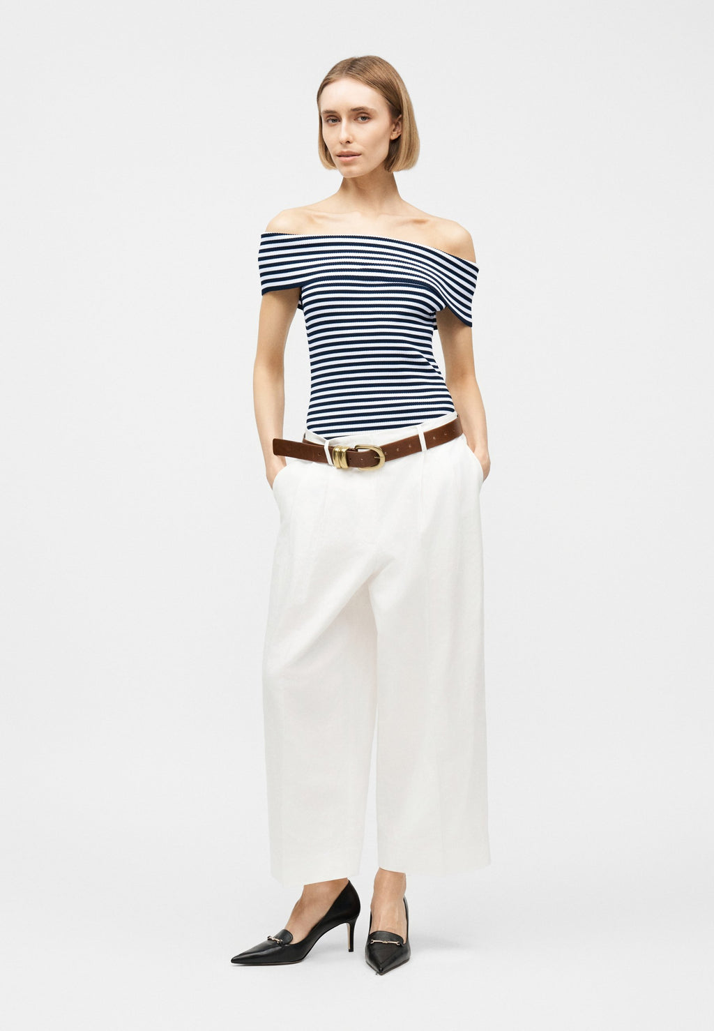 MICHAEL Michael Kors STRIPE FOLD OVER