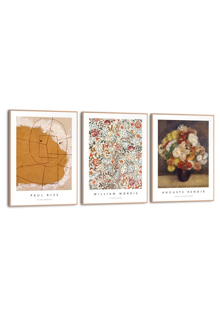 Orange Wallz KLEE/MORRIS/RENOIR 3 PACK