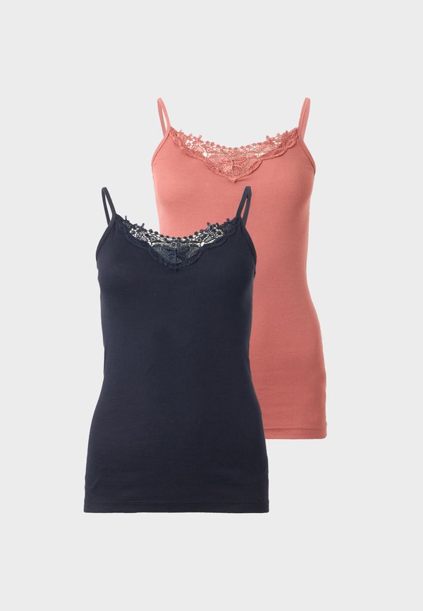 ONLY ONLKIRA LIFE SINGLET 2 PACK - Top - night sky/withered rose