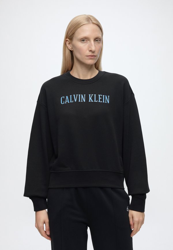 Calvin Klein Jeans VARSITY LOGO - Sweatshirt - black
