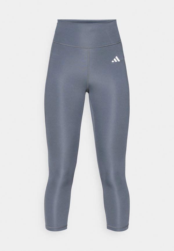 adidas Performance OPTIME ESSENTIALS STASH - 3/4 sports trousers - dark grey