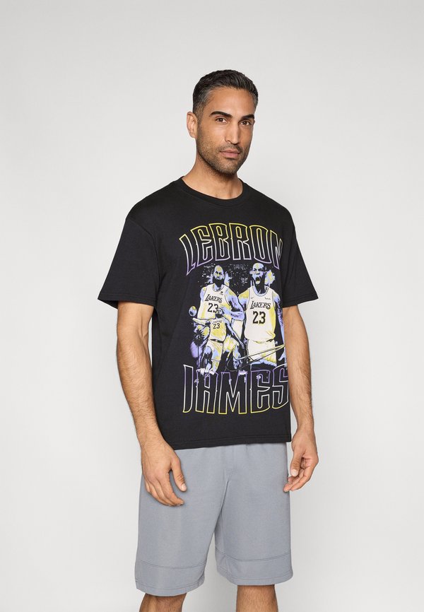 Nike Performance LOS ANGELES LAKERS LEBRON JAMES TEE - Club wear - black