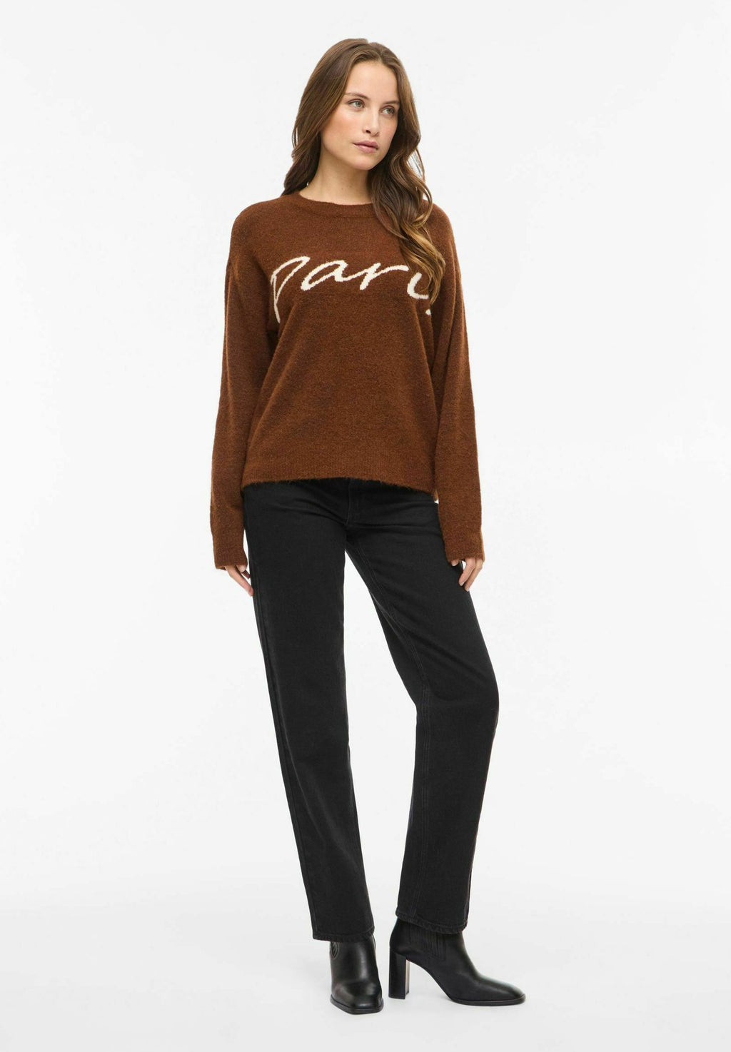 VILA Knitted VILUNA Round neck