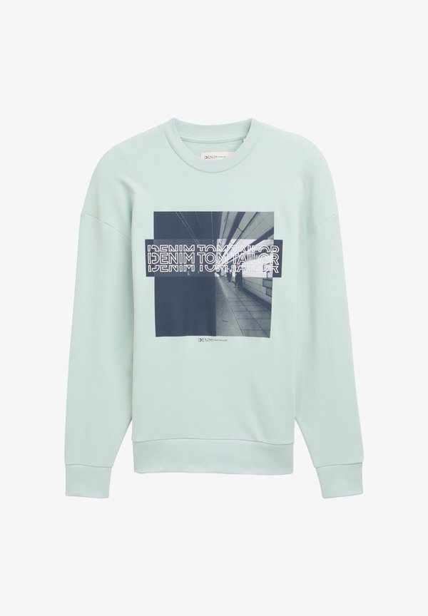 TOM TAILOR Sweatshirt - hellgrün
