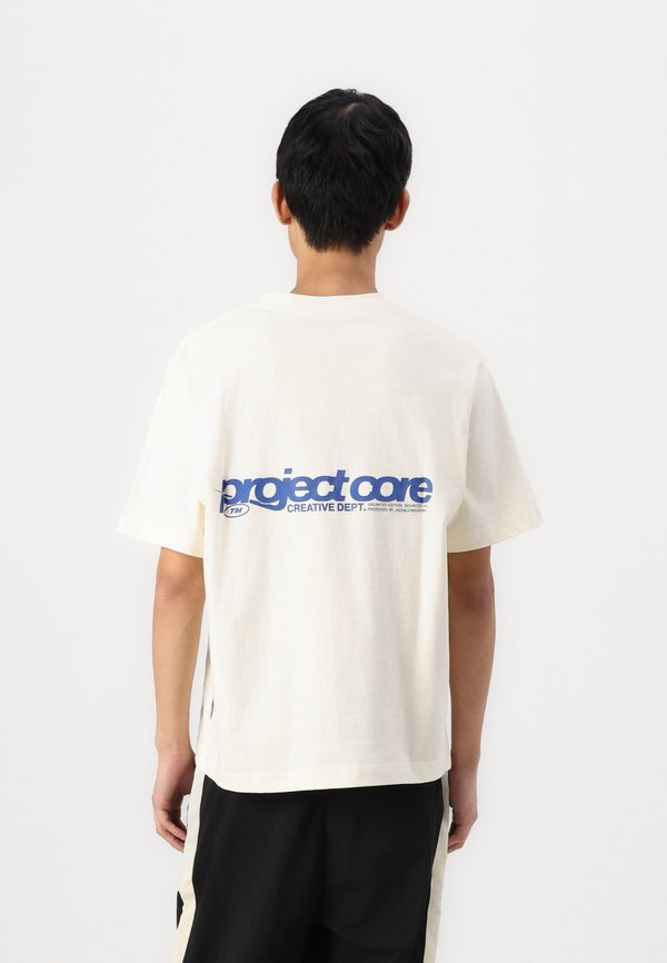 Jack & Jones Backprintet - Print T-shirt - sweet corn