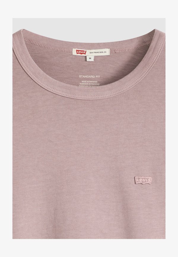 Levi's® LEVI'S ORIGINAL TEE GARMENT DYE OXBLOOD - Basic T-shirt - mineral black pinks