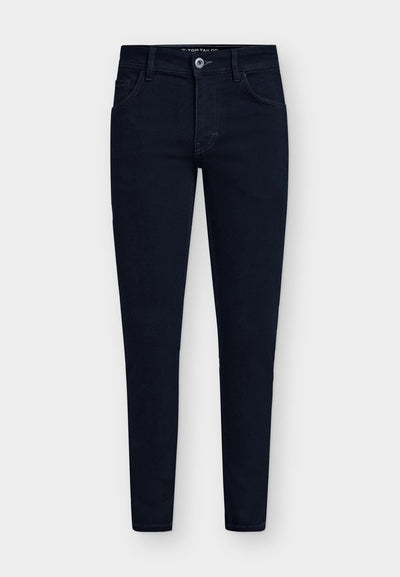 TOM TAILOR TTTROY SLIM FIT - Slim fit jeans - clean blue black denim