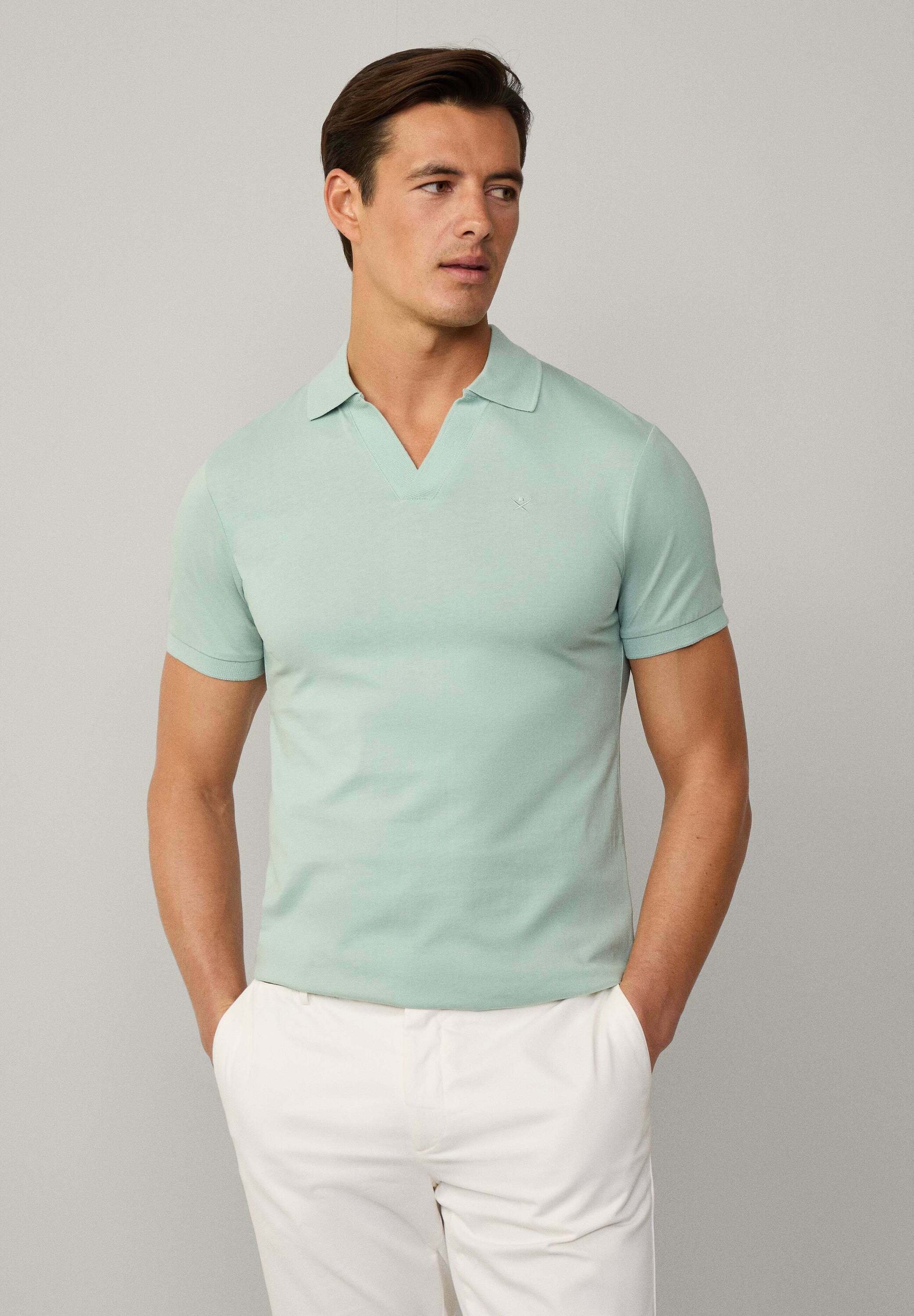 Hackett London CLASSIC FIT SHORT SLEEVE JOHNNY COLLAR POLO