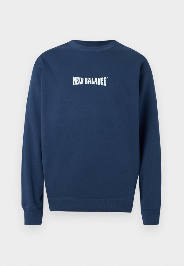 New Balance WAVEY CREW - Sweatshirt - navy