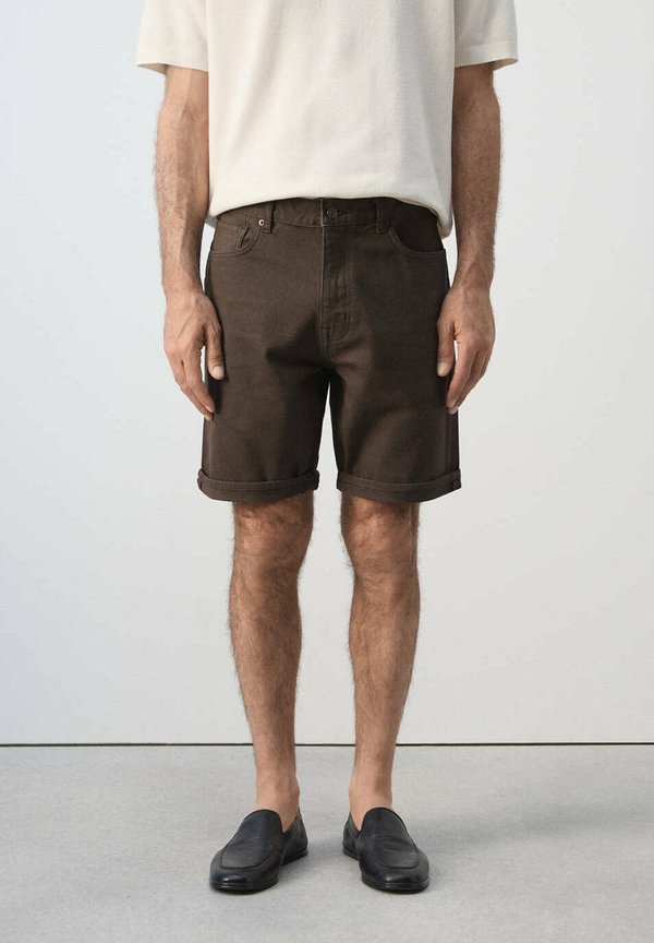 Mango ADULT - Shorts - dark brown