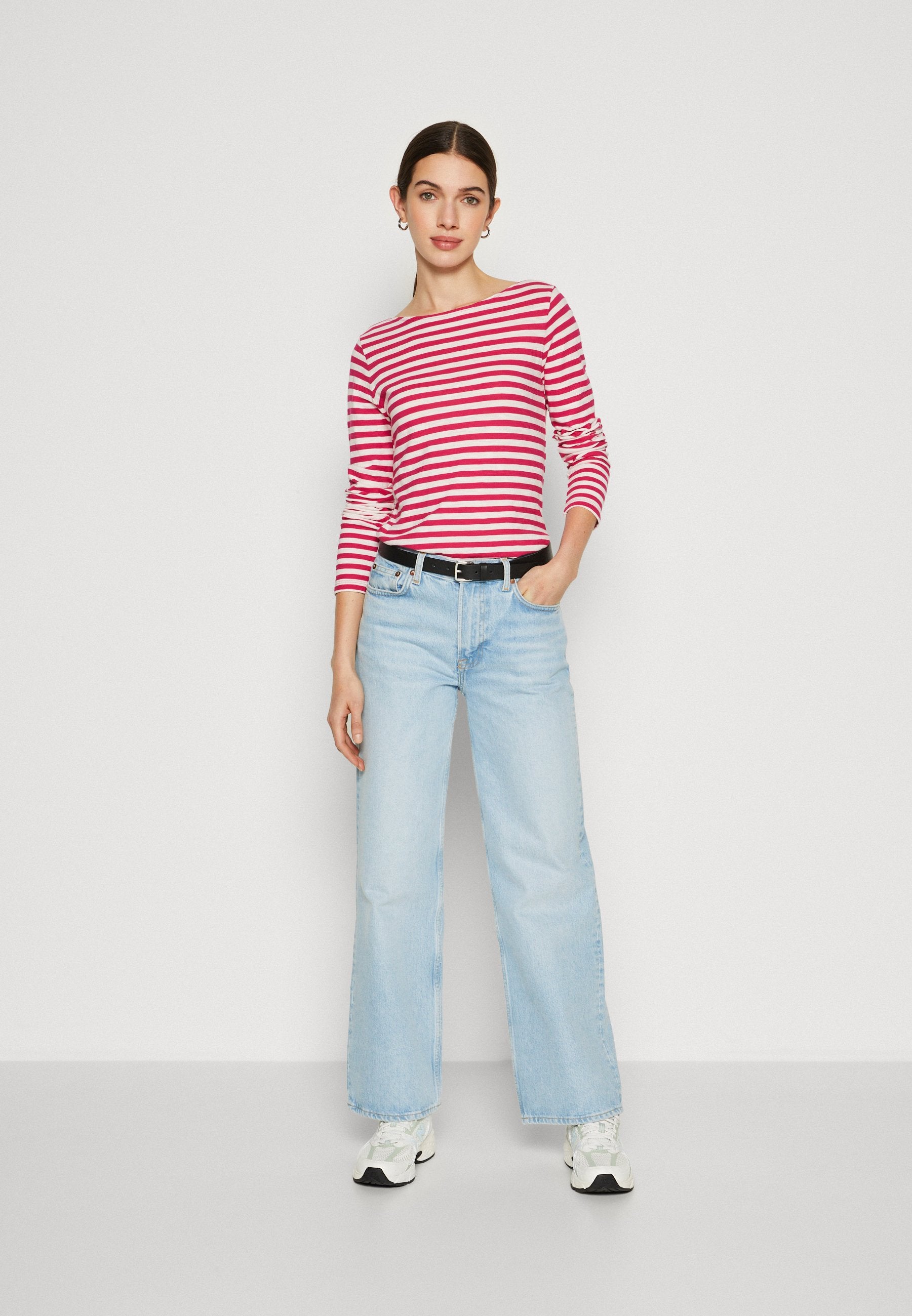 Marc O'Polo LONG SLEEVE BOAT NECK STRIPED