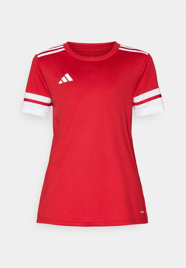 adidas Performance SQUADRA25 SHORT SLEEVE - Sports T-shirt - team power red/white