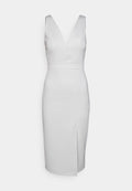 WAL G. WEDDING ALMA V NECK MIDI