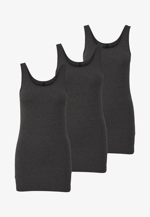 ONLY 3 PACK - Top - grau (dark grey)