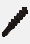 Tommy Hilfiger QUARTER ECOM 6 PACK - Socks - black