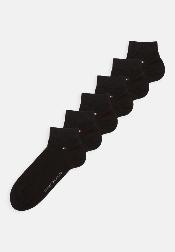 Tommy Hilfiger QUARTER ECOM 6 PACK - Socks - black