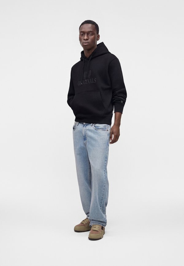 Jack & Jones JORFREDERIKSBERG MONOGRAM 2 PACK - Hoodie - black/pine grove