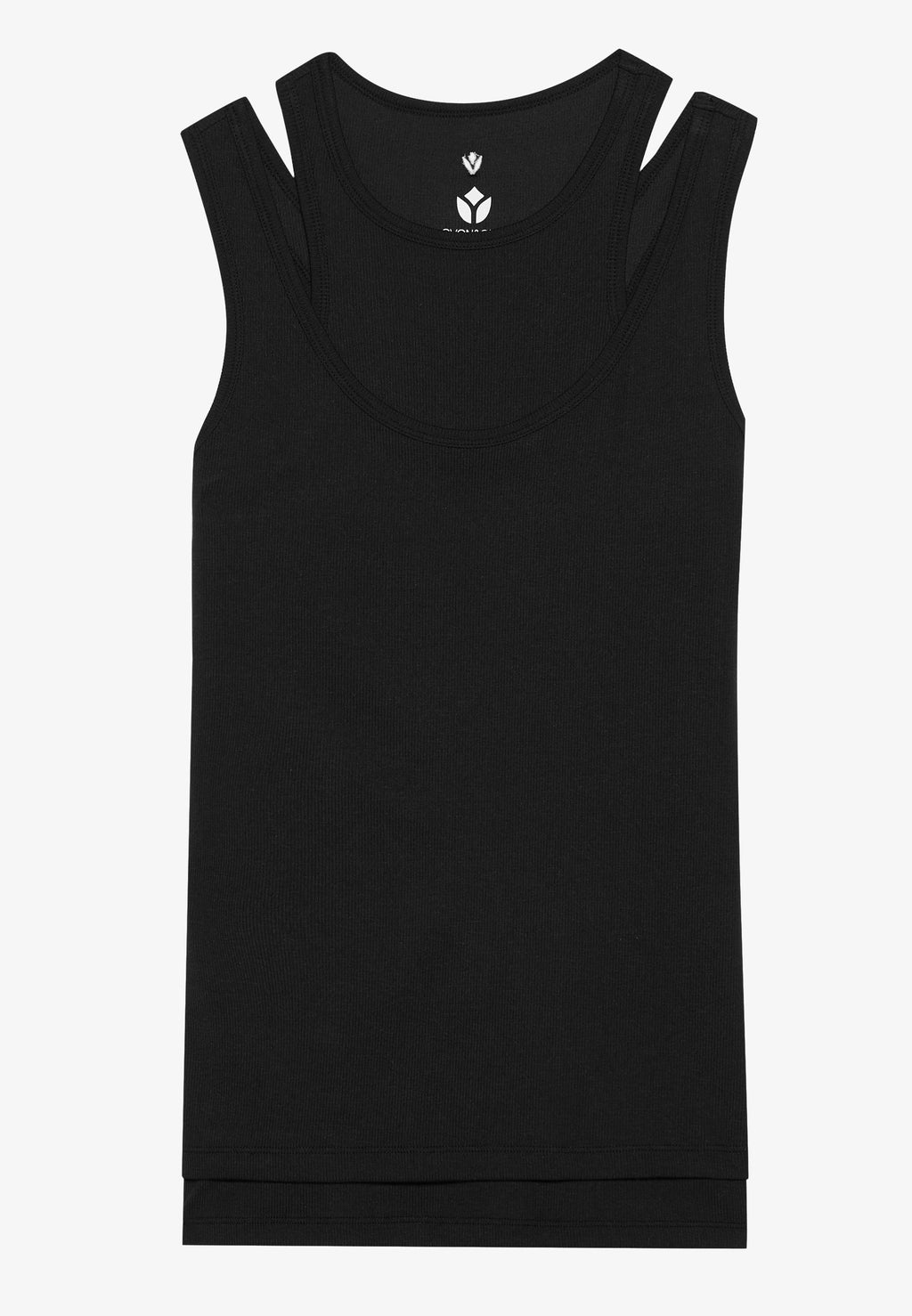 Even&Odd active DOUBLE LAYER FINE RIB SLEEVELESS TOP
