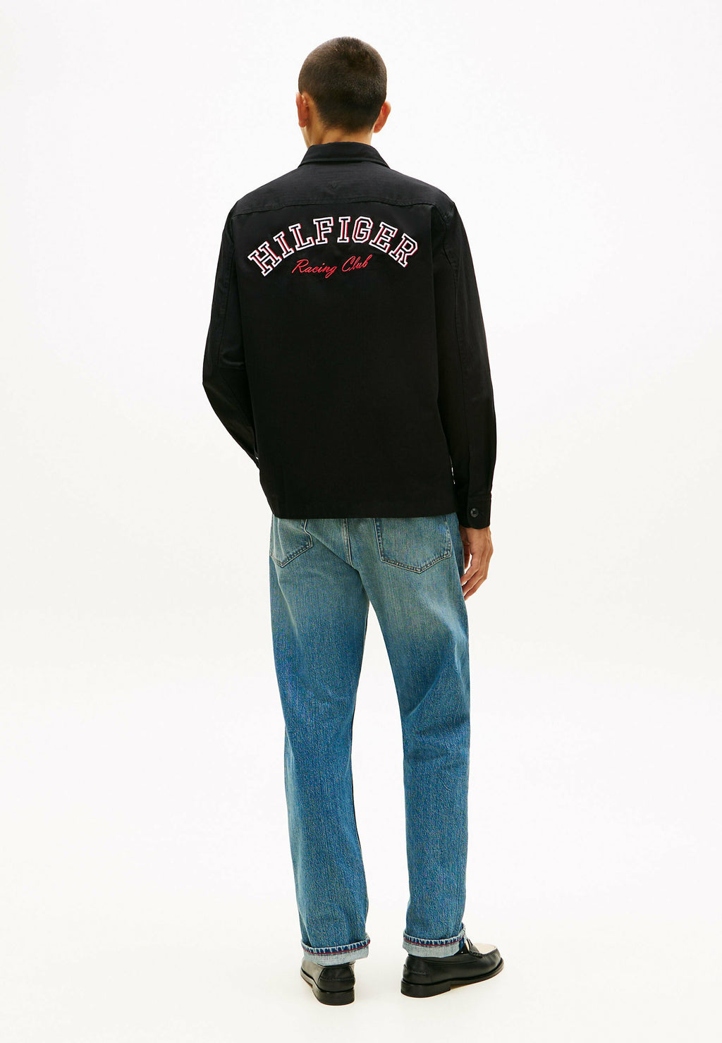 BACK LOGO HERRINGBONE RELAXED FIT  Media 3