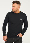 Jack & Jones JCORISE INFINITY CREW NECK-MIT LOGO - Long sleeved top - tap shoe