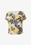 s.Oliver T-SHIRT - Print T-shirt - ecru