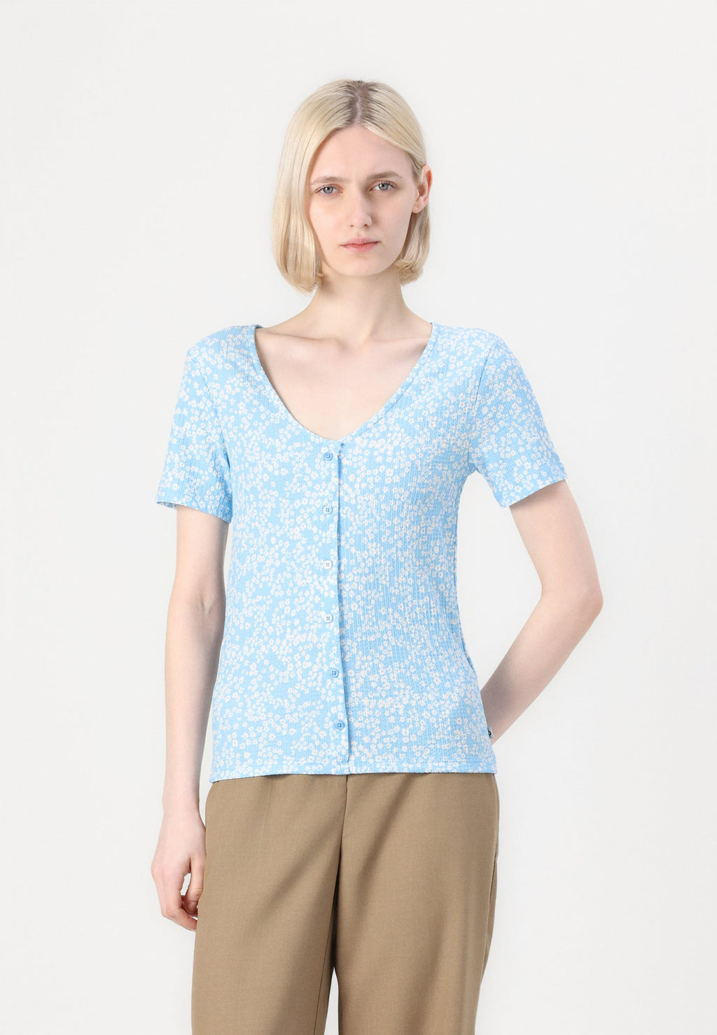 TOM TAILOR DENIM PRINTED BUTTON
