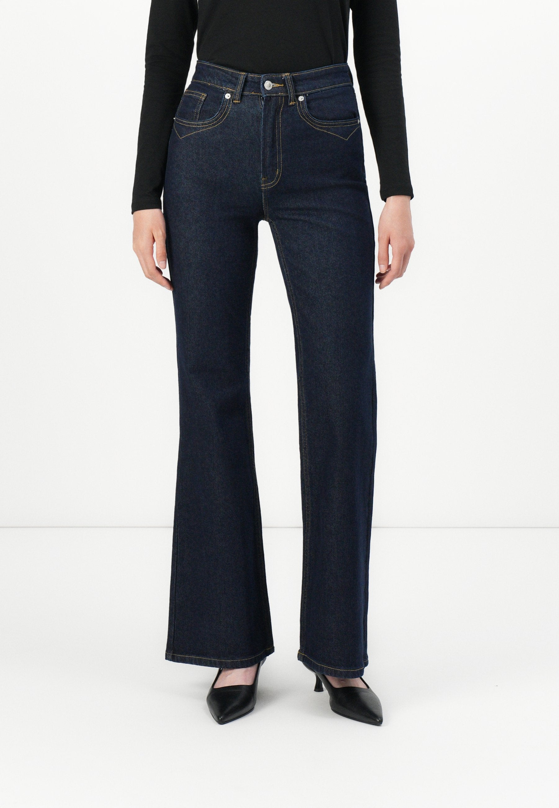 Flared fit ONLJUICY High waist Media 3